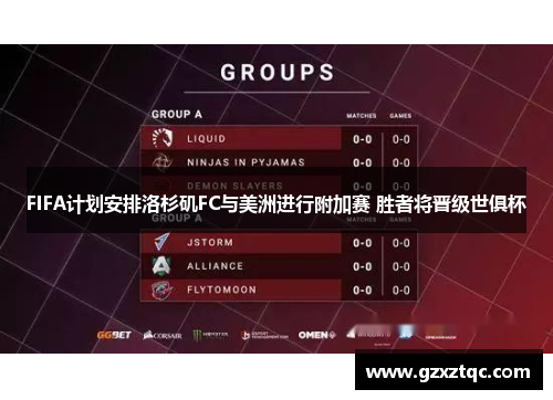 FIFA计划安排洛杉矶FC与美洲进行附加赛 胜者将晋级世俱杯